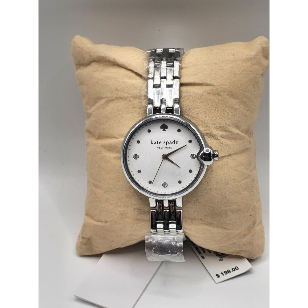 kate spade new york Chelsea Heart Women's Silver-Tone Watch KSW9072